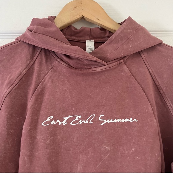 Lululemon Athletica Sweatshirt Mauve East End Summer Like New Size 4 - Picture 6 of 8